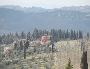 Panoramablick von den Zimmern in Panzano